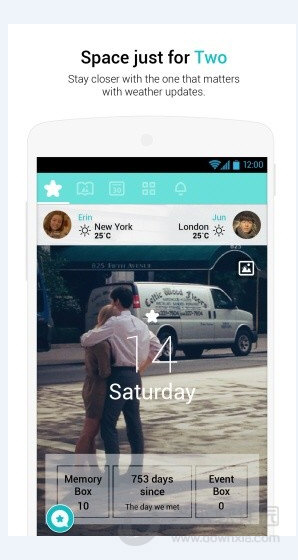 Between app