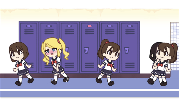 解锁口香糖女孩