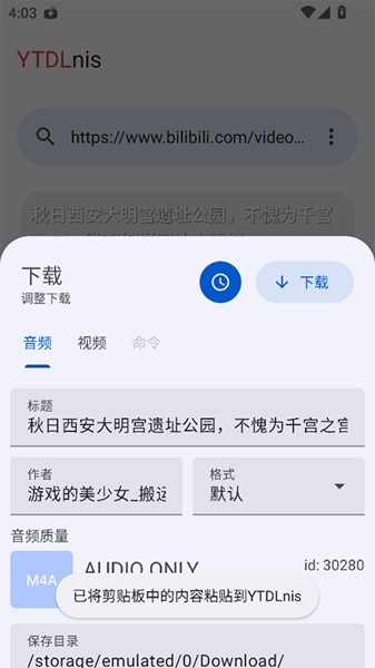 YTDLnis开源视频下载器