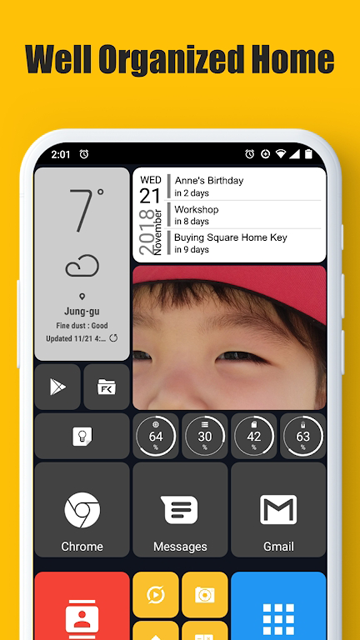 squarehome桌面手表版