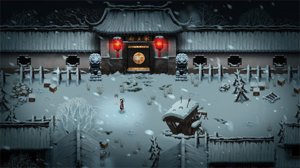 暖雪b服游戏场景