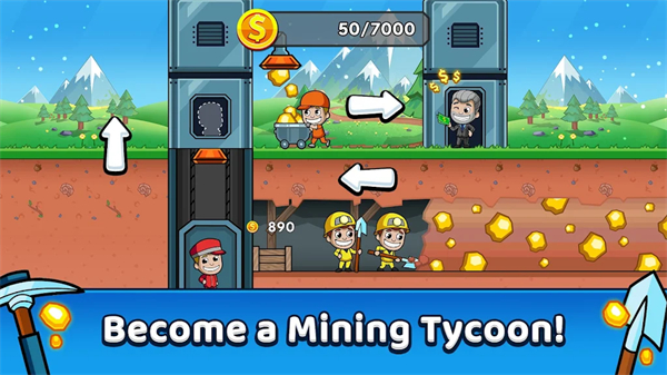 采矿大亨掘金之旅最新官方版(Idle Miner)
