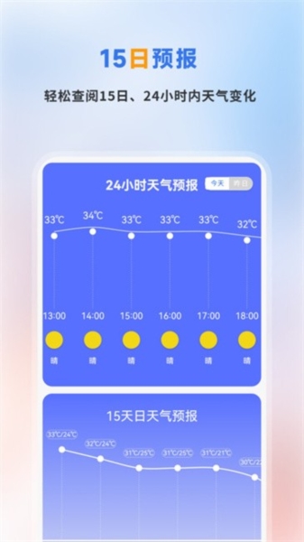 时时天气预报软件(图2) 时时天气预报软件(图2)