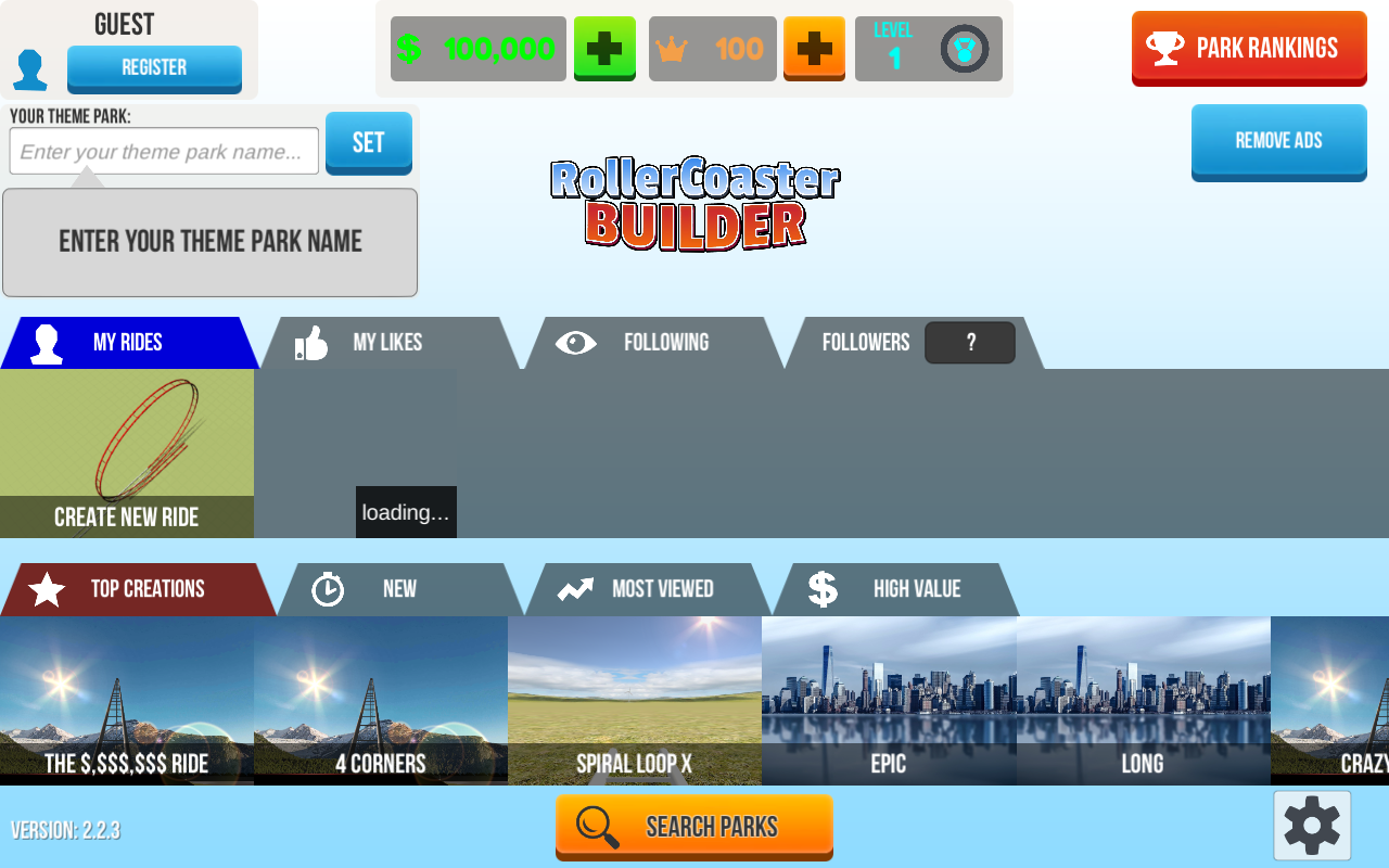 roller coaster builder版