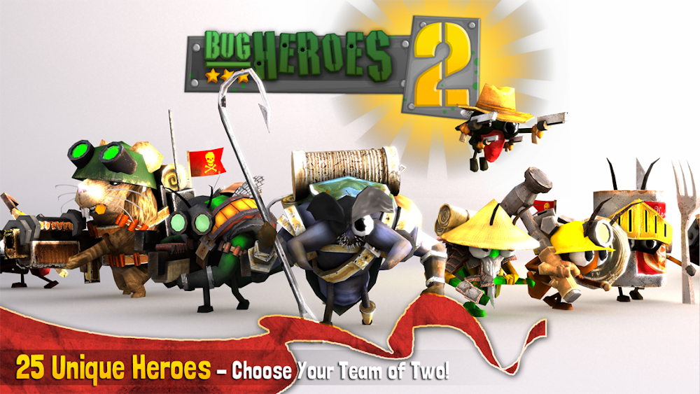 虫虫英雄2免费版(Bug Heroes 2)