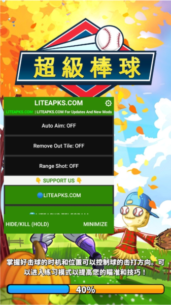 超级棒球内置修改器最新版(图1)