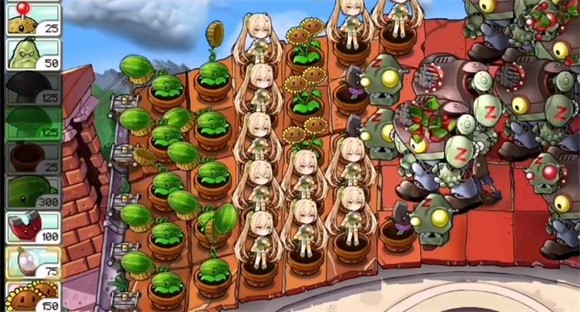 植物大战僵尸娘化版庄不纯(图4) 植物大战僵尸娘化版庄不纯(图4)