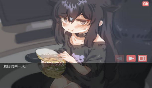 在阴暗的房间中和独孤的女孩