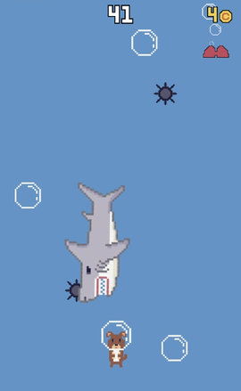 海里很危险(바닷속은 위험해)