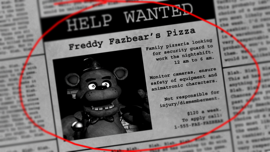 下水道的恐怖玩具熊(Five Nights at Freddys)