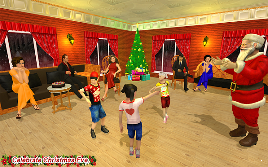 开心圣诞节(Christmas Flying Santa Gift Deli)