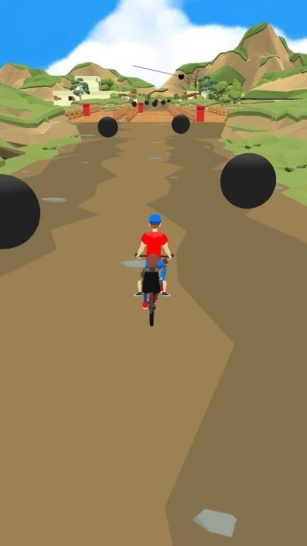 骑单车载儿子上学(Bike Father and Son)