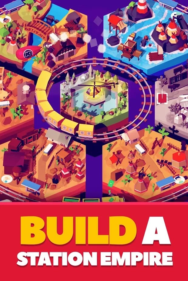 慢车大亨(Idle Train Station Tycoon)