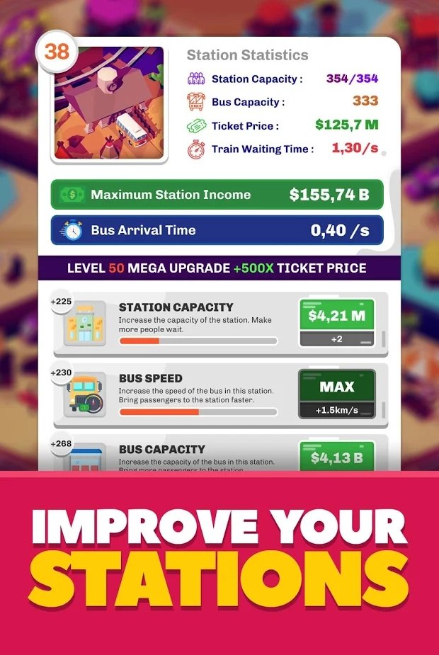 慢车大亨(Idle Train Station Tycoon)