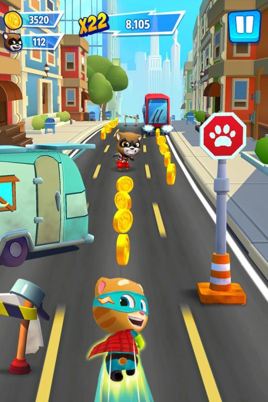 汤姆猫炫跑最新版(Talking Tom Hero Dash)