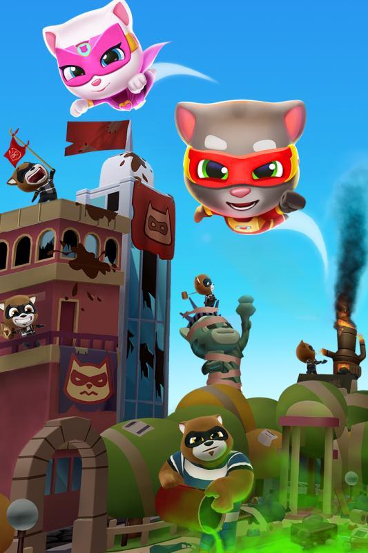 汤姆猫炫跑最新版(Talking Tom Hero Dash)