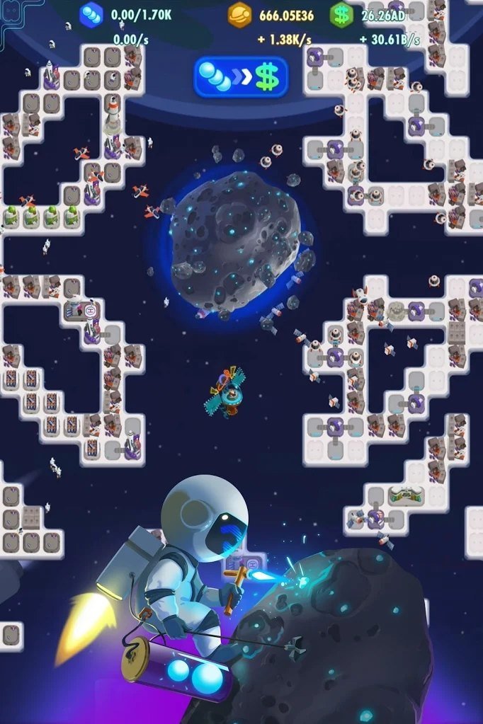 星空太空闲置模拟器(Asteronium)