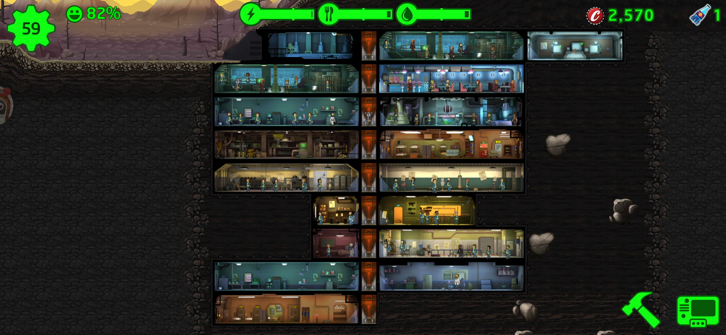 辐射避难所无限午餐盒内置菜单