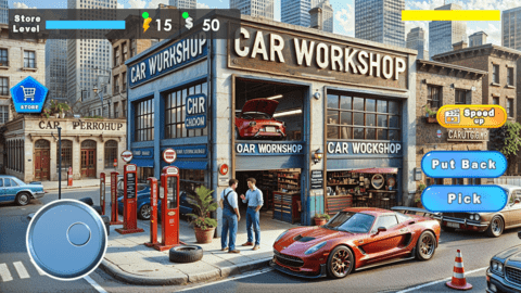 我的汽车技工店模拟3D(My Car Mechanic Store Sim 3D) 第2张图