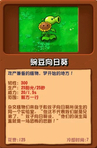 僵尸植物/僵尸圖鑒配圖1