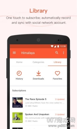Himalaya(喜馬拉雅FM免付費國際版)
