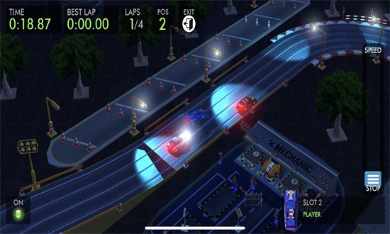 高科技賽車軌道賽車模擬器宣傳圖
