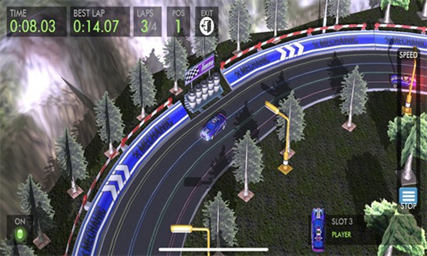 高科技賽車軌道賽車模擬器手游