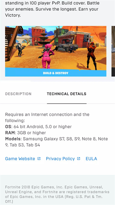 Epic games手機版