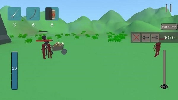 火柴人城堡战争游戏