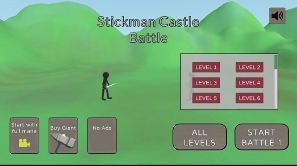 火柴人城堡战争游戏