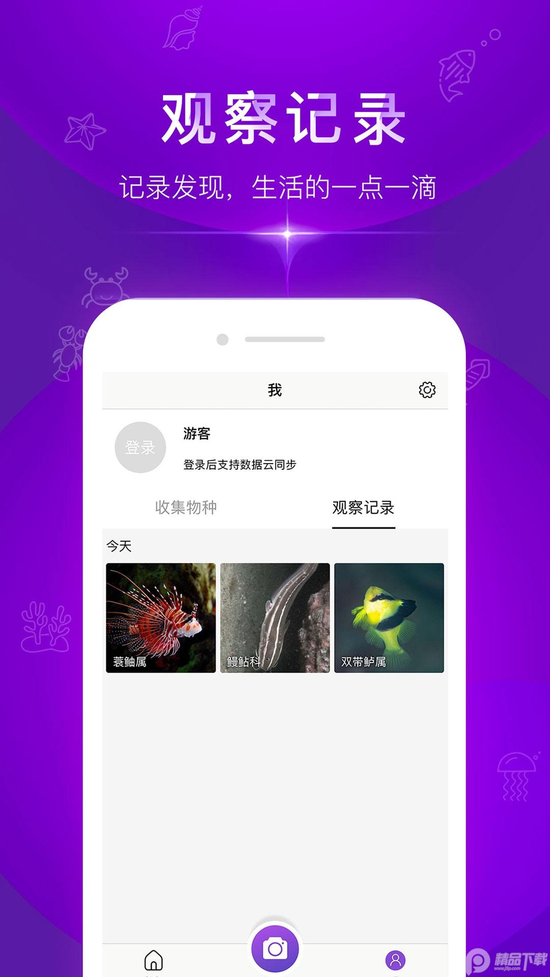 问鱼拍照识别海洋生物