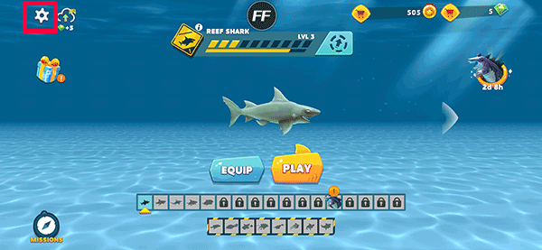 饥饿鲨进化设置中文方法