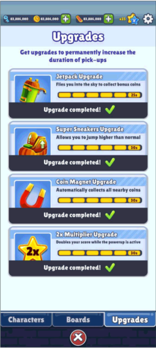 地铁跑酷游戏攻略3