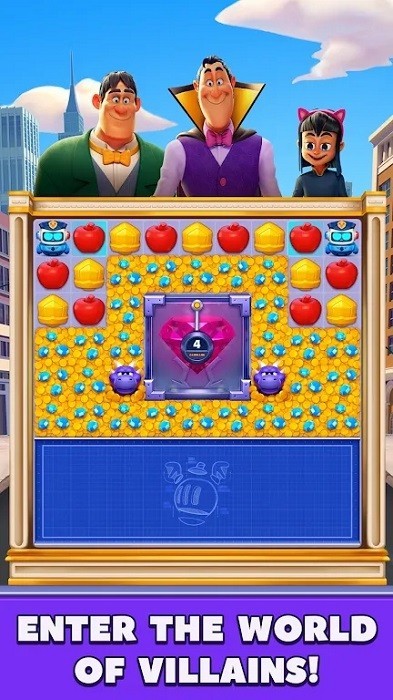 匹配恶棍无限金币版