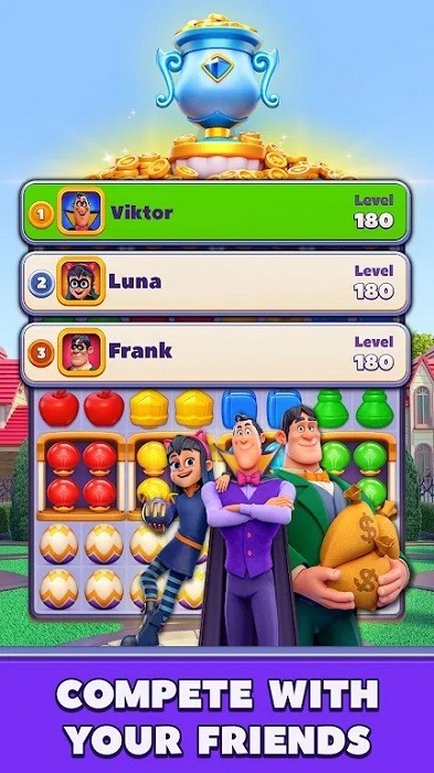 匹配恶棍无限金币版