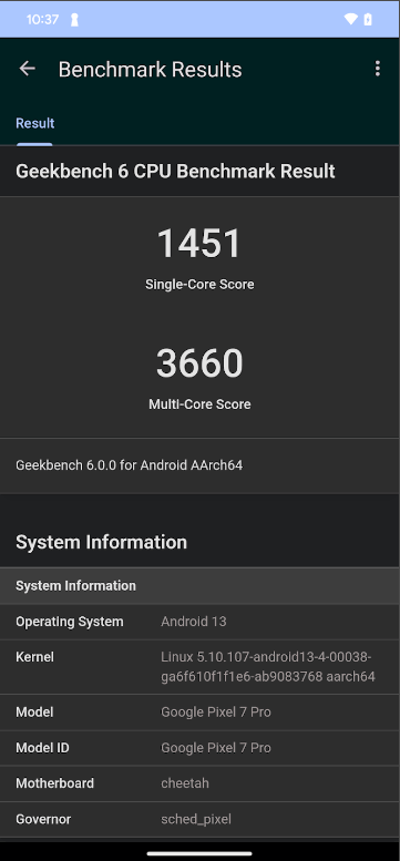 geekbench6手机跑分软件