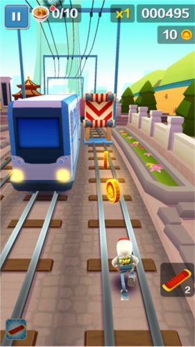 地铁跑酷高分技巧1