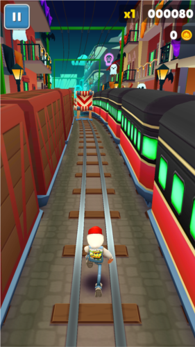 地铁跑酷草方块金币版本万圣节图片2