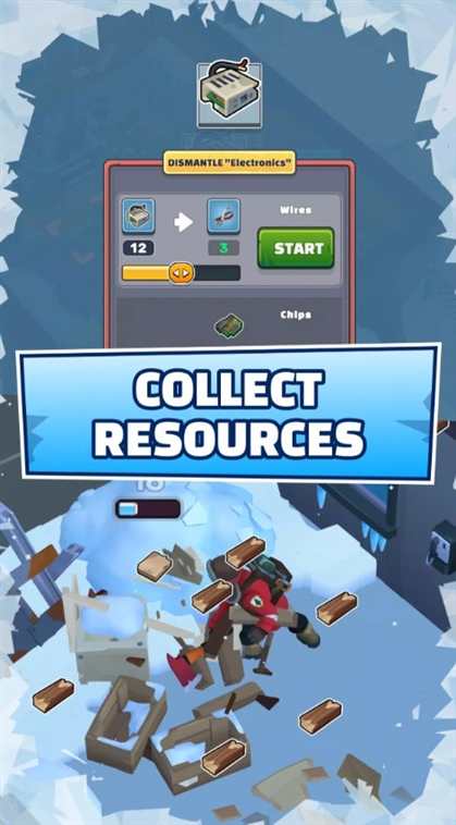 冰霜世界无限金币版宣传图