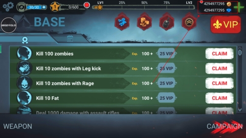 丧尸射手无限钻石金币版2