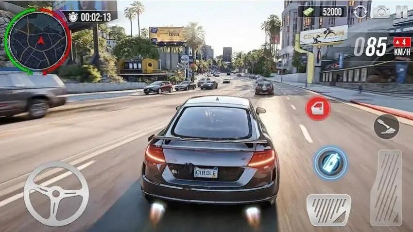 汽车城市模拟驾驶游戏