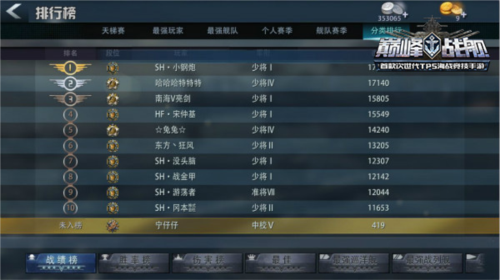 巅峰战舰华为客户端4