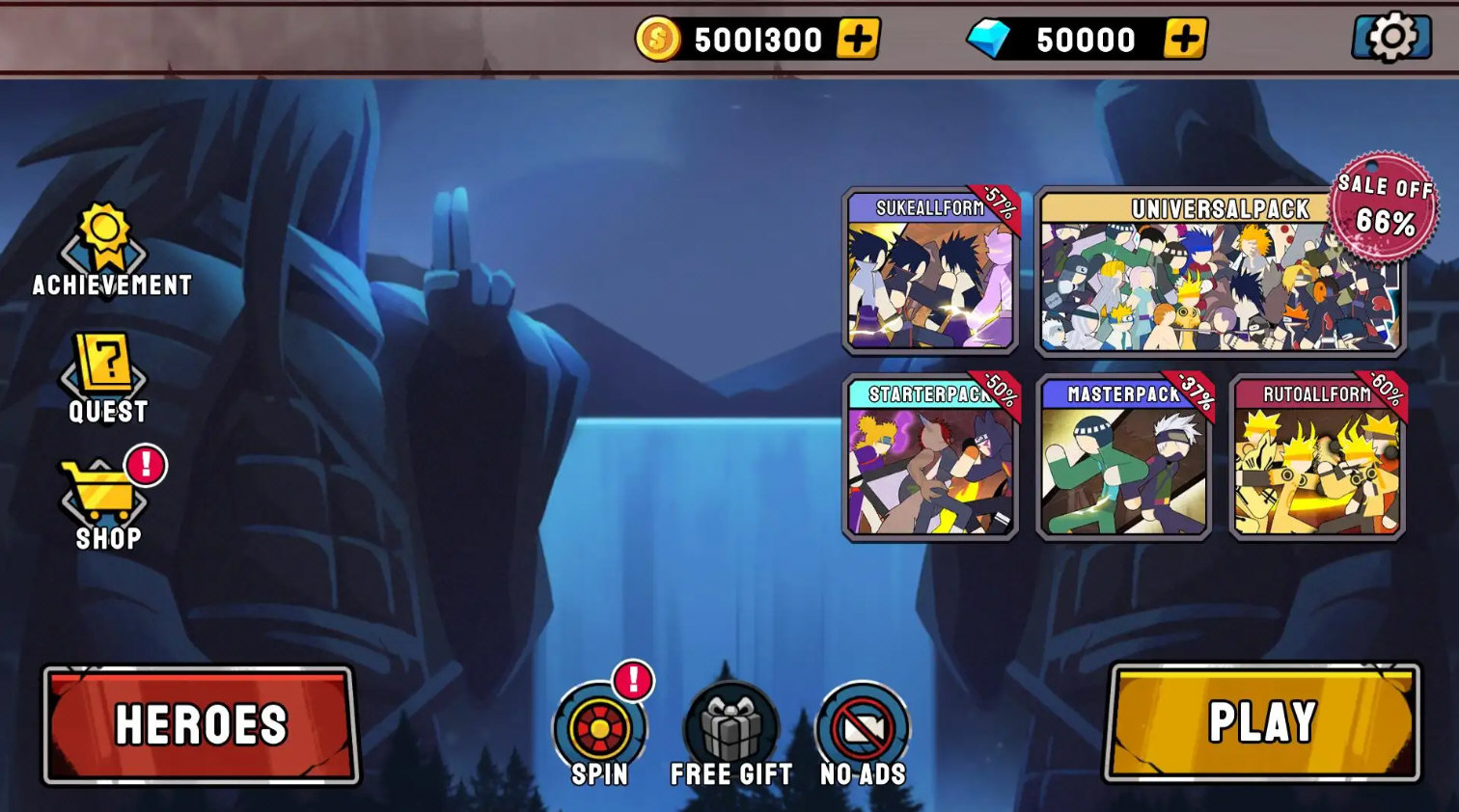 火柴人忍者格斗游戏手机版