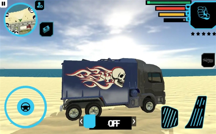 卡车司机城市粉碎内置作弊菜单版宣传图