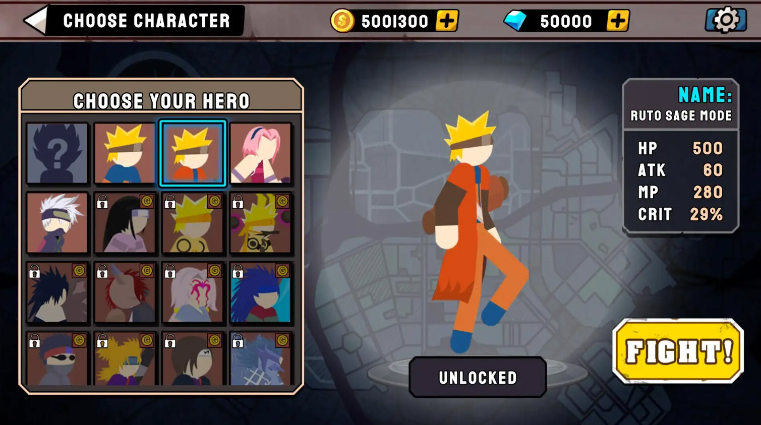 火柴人忍者格斗游戏手机版