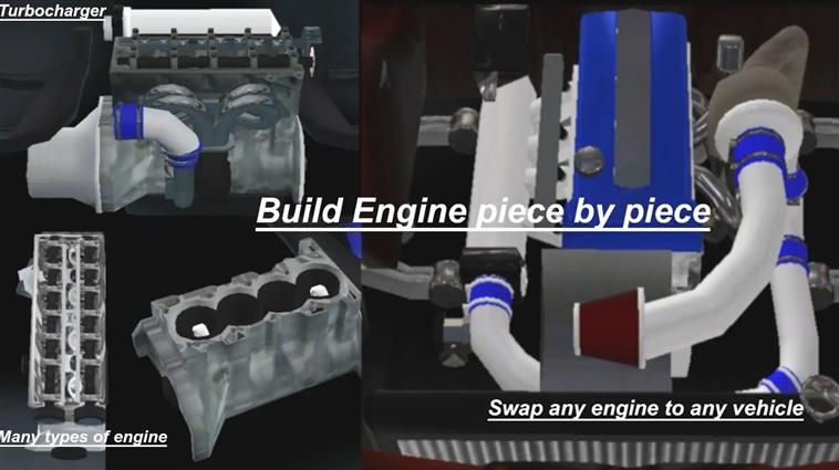 赛车燃烧器无限金币版宣传图