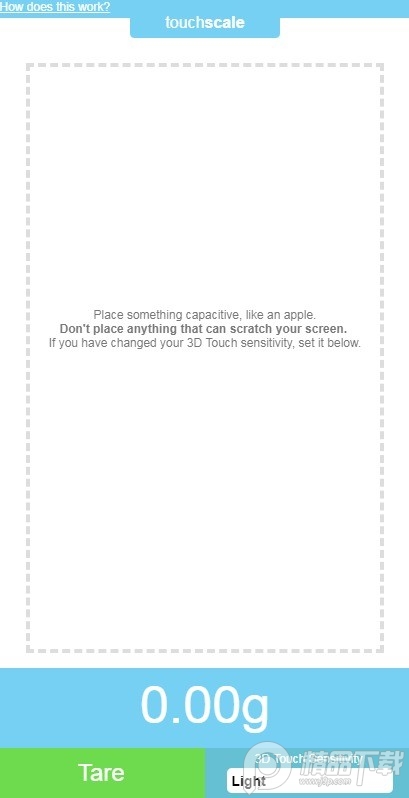 touchscale屏幕电子秤App手机称重