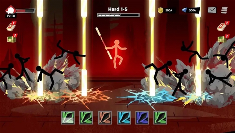 史诗火柴人无限金币无限钻石版宣传图