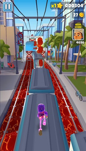 地铁跑酷岩浆版