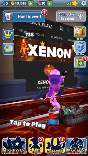 地铁跑酷岩浆版